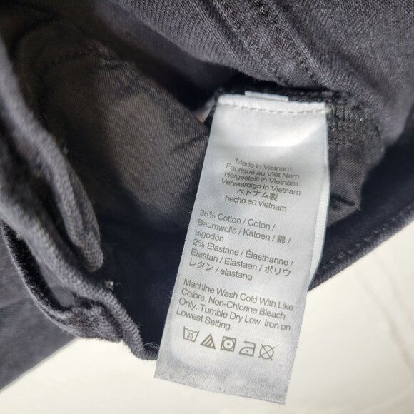 J. Crew Women's Size 23P Petite Jeans Slim Boyfriend Jean Black Distressed - Picture 6 of 7